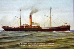 A postcard of the Humber.