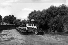 The motor barge Tirley possibly on the River Severn.