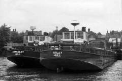 The motor barges Chaceley and Tirley.