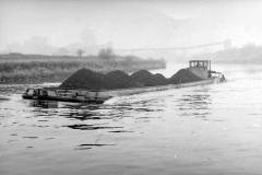 The motor barge Joyce under way.