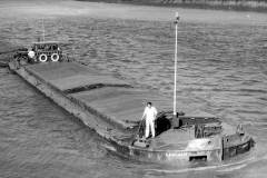 The motor barge Laneham on the River Trent