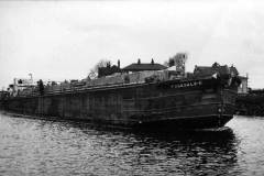Barge Fusedale H above Knostrop in Leeds.