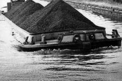 The barge Joyce under way.