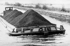 The barge JOYCE under way.