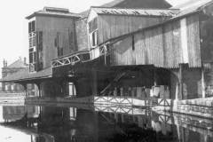 Burnley Wharf and its warehouse.