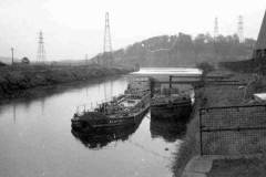 An improvised quay at Wakefield Power Station.