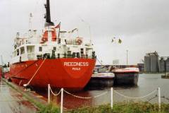Reedness moored in Goole Docks.