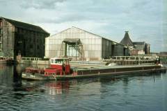 The fully laden barge FREDA CARLESS.