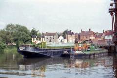 The barges CHACELEY and DEERHURST.