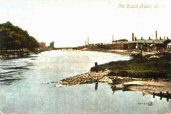 A postcard of Aldam Dock, Goole.