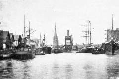 A 1905 view of Ship Dock, Goole.