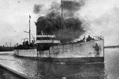 SS Rother underway having left the lock from Goole Docks.