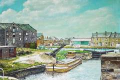 The motor barge EVELYNSTON.