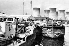 The unladen tanker barge Bishopdale H.