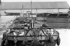 The motor barge Viking in Goole Docks.