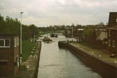 Unladen tanker barge Rix Eagle.