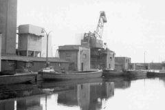 Barges at Wigan Power Station.