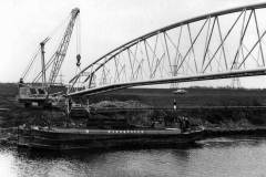 Installing a new pipe bridge.