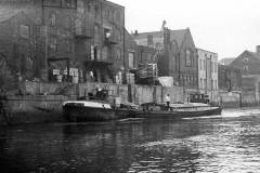 Barges moored at Gainsborough.