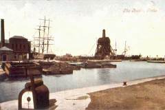 A postcard entitle The Basin, Goole.