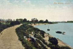A postcard titled - The Banks, Goole