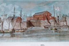 Goole Docks from the River Ouse.