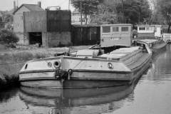 Two laden motor barges, the nearest being Liliane.