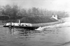 The motor barge Joyce under way.