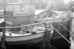 The motor barges Daybreak and Lex.