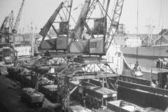 Transferring a bulk powder cargo.