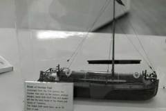 A scale model of a typical Humber keel.