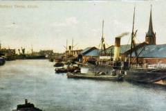 A postcard of Railway Dock, Goole.