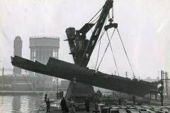  Goole Dock's 50-ton hydraulic crane.