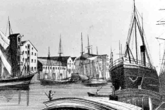 Ship Dock in about 1885.