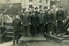 Workers posing for photo
