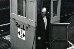 Broderick checks Rally is safely in the lock.