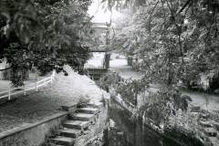 Stamford Bridge Lock on the River Derwent Navigation.