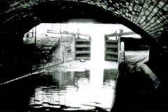 A Rochdale Canal lock entrance.