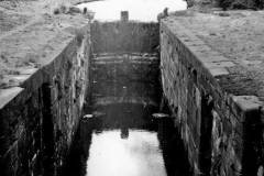 A disused Rochdale Canal lock.