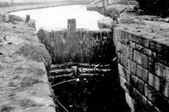 A disused Rochdale Canal lock.