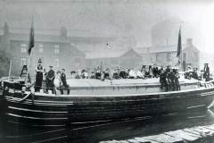 A newly launched keel.