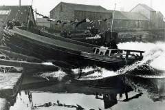Launching a Humber keel