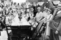 1953 Coronation Day street party in Goole.