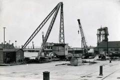 A 23 June 1959 view of  Goole's West Dock - North.
