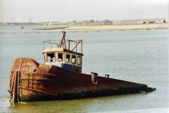 The wrecked tug Waterloo?