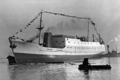 RMS DARWIN following its launch.