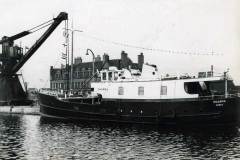 Exhibition vessel PHARMA in Goole Docks.