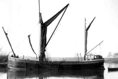 The Thames sailing barge Hibernia.