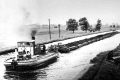 Steam tug No 3 under way.