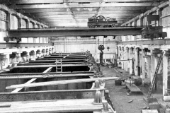 Compartment boats under repair